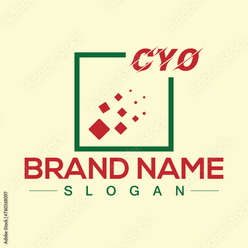 Creative CYO square logo design for your business photo
