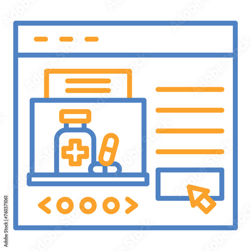 Online pharmacy Icon