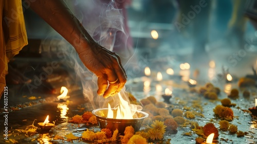 Spiritual acts of devotion and merit-making through rituals designed to honor traditions, foster connection, and deepen personal spiritual practice.
 photo
