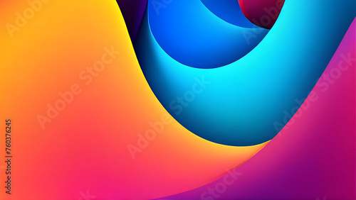 Colorful Abstract wallpaper design, Colorful Wave background, Transform any room with dynamic waves of color art, adding a modern and artistic touch to your creations, Colorful Abstract Background