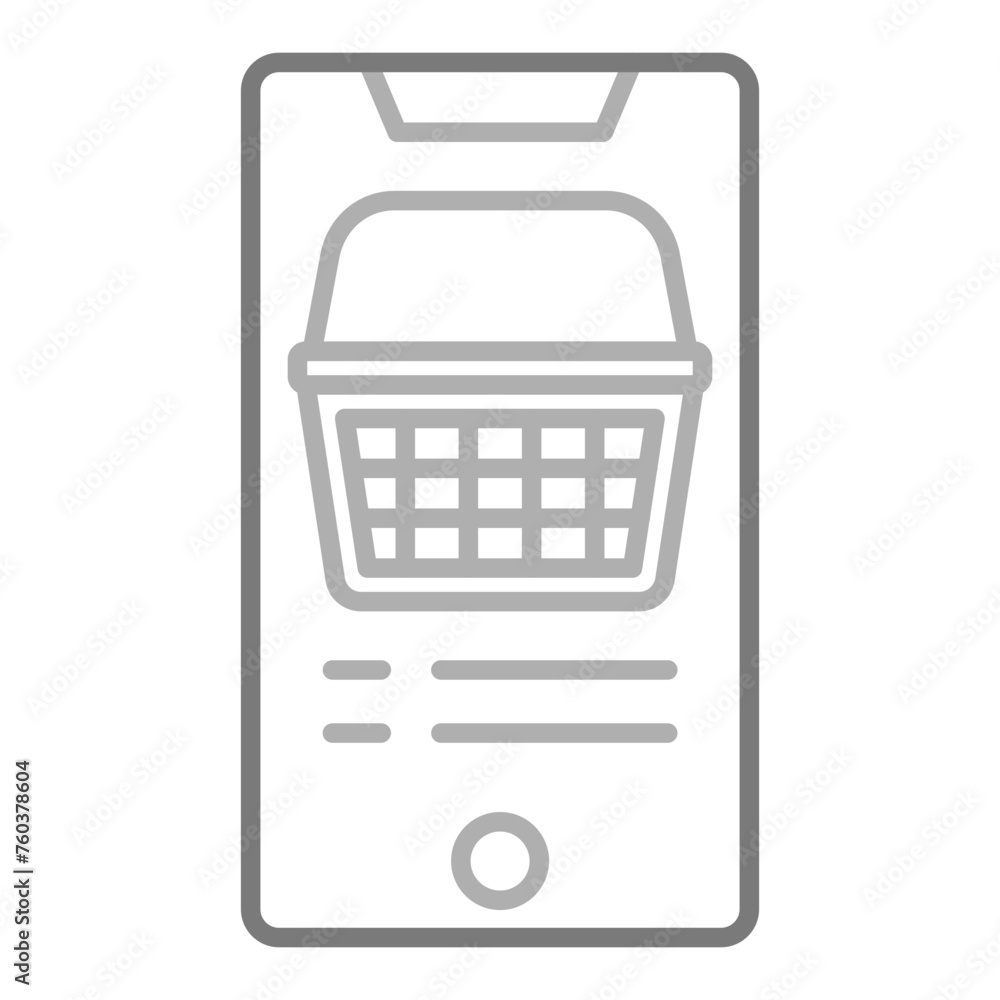 Mobile shopping Icon Mobile shopping Icon