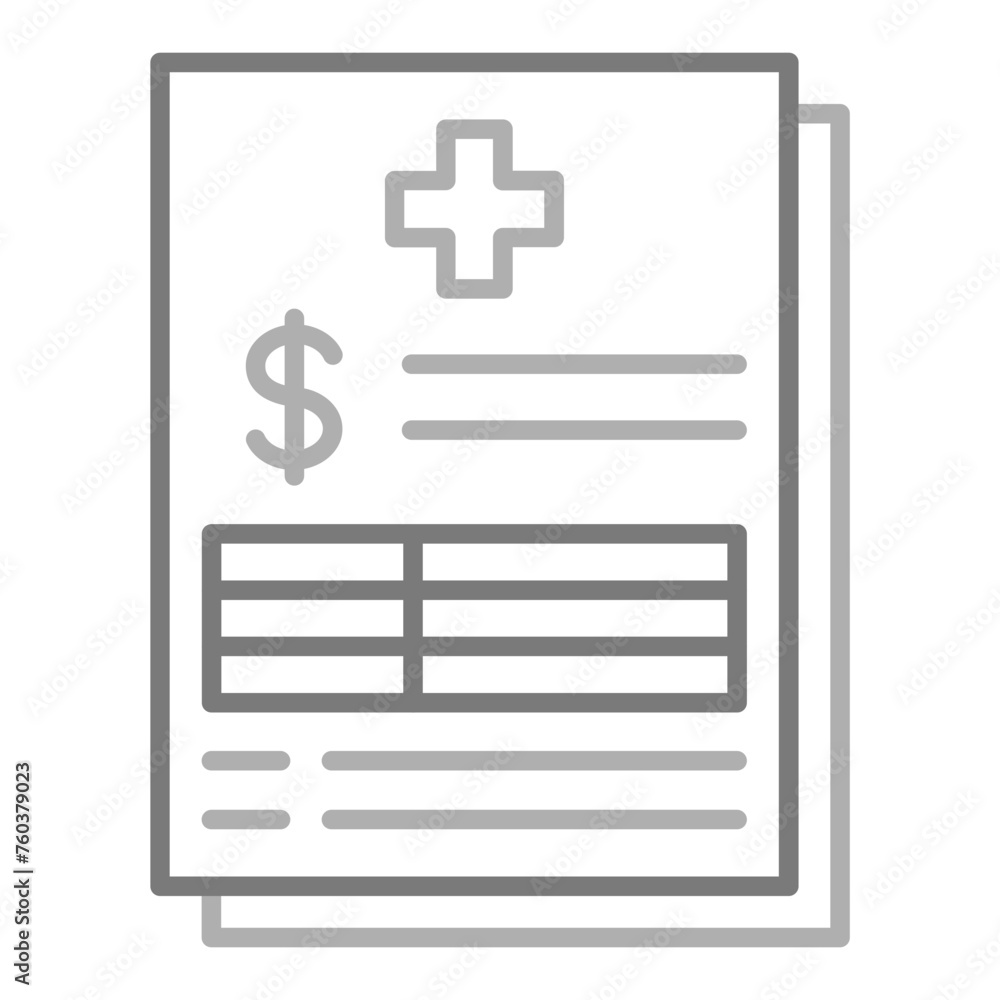 Fototapeta premium Costs Icon