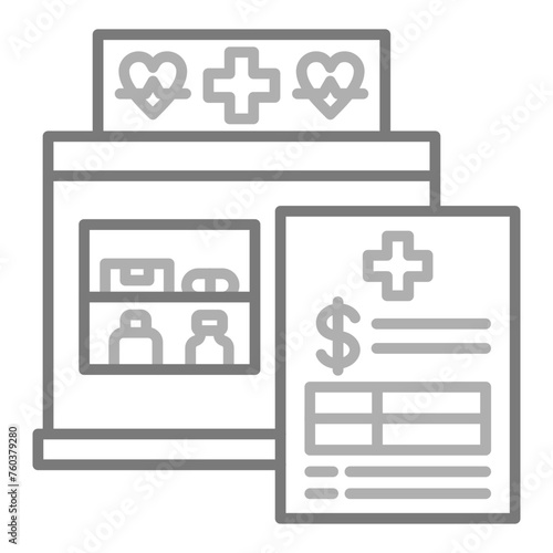 Pharmacy invoice Icon