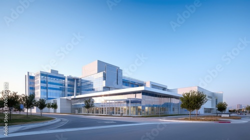 healthcare architecture hospital building illustration medical facility, structure modern, patient emergency healthcare architecture hospital building © sevector