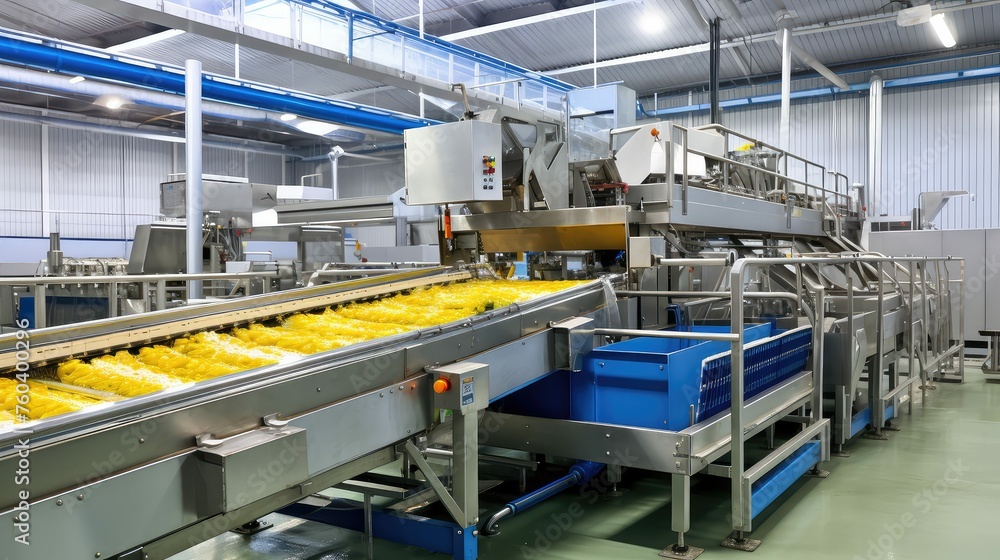 automation machine food processing illustration efficiency quality, production innovation, equipment industrial automation machine food processing
