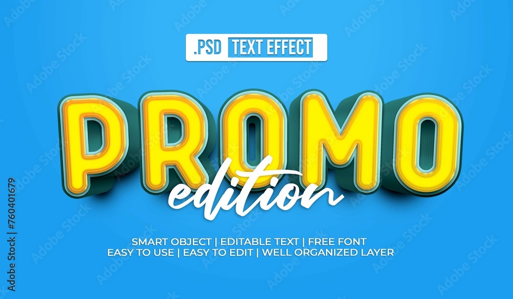 Promo Text Style Effect