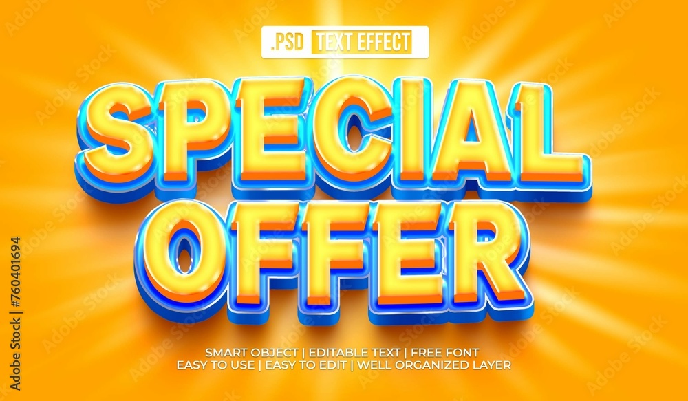 Special Offer Text Style Effect