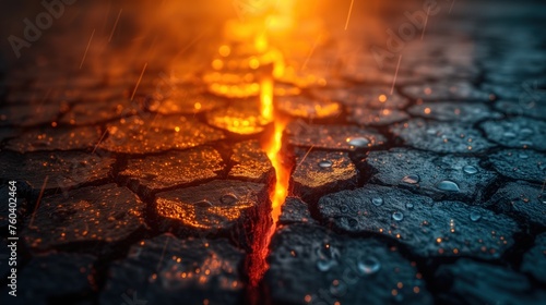 cracked earth destructive effects of climate change