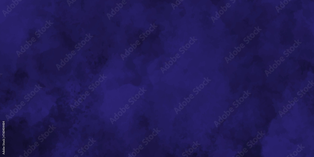 Stain artistic hand-painted dark blue grunge texture, Smoke in the dark blue texture, watercolor background concept design background with smoke, watercolor painted mottled blue background.