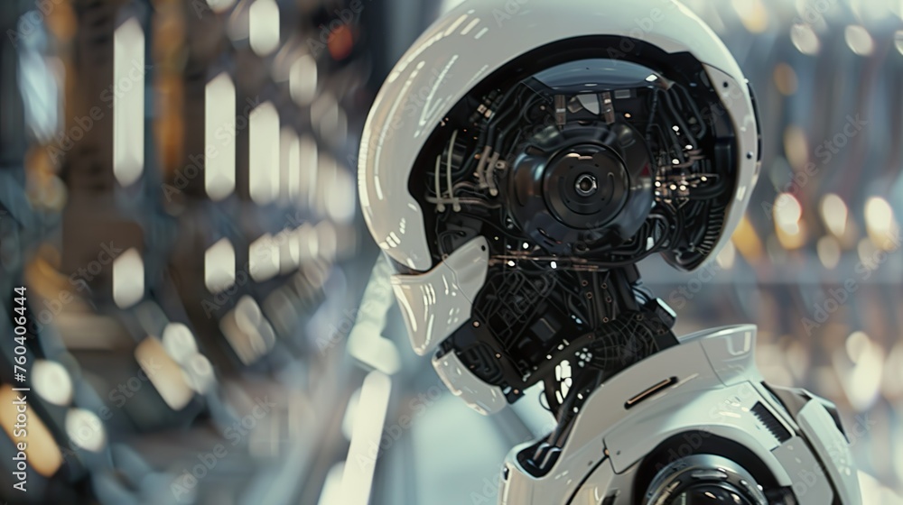 Fototapeta premium The impact of artificial intelligence on modern society.