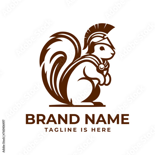 Squirrel Spartan logo: Unites agility and strength, blending the nimbleness of a squirrel with the resilience of a Spartan, symbolizing adaptability and tenacity.