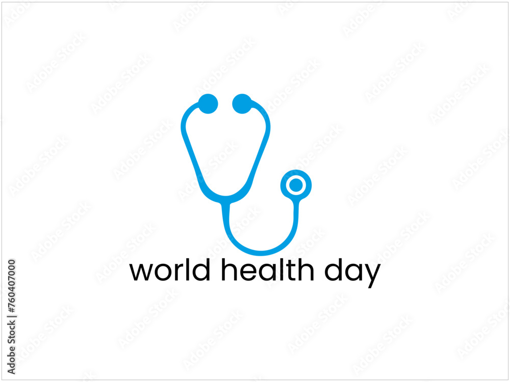 World health day logo icon and illustration. World health day logo icon and illustration.