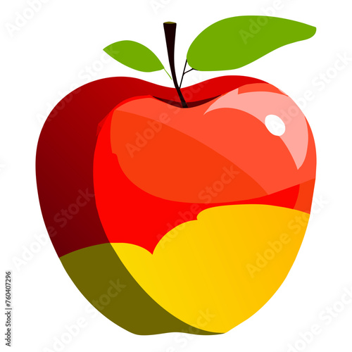 Apple fruit in nature with a beautiful background.