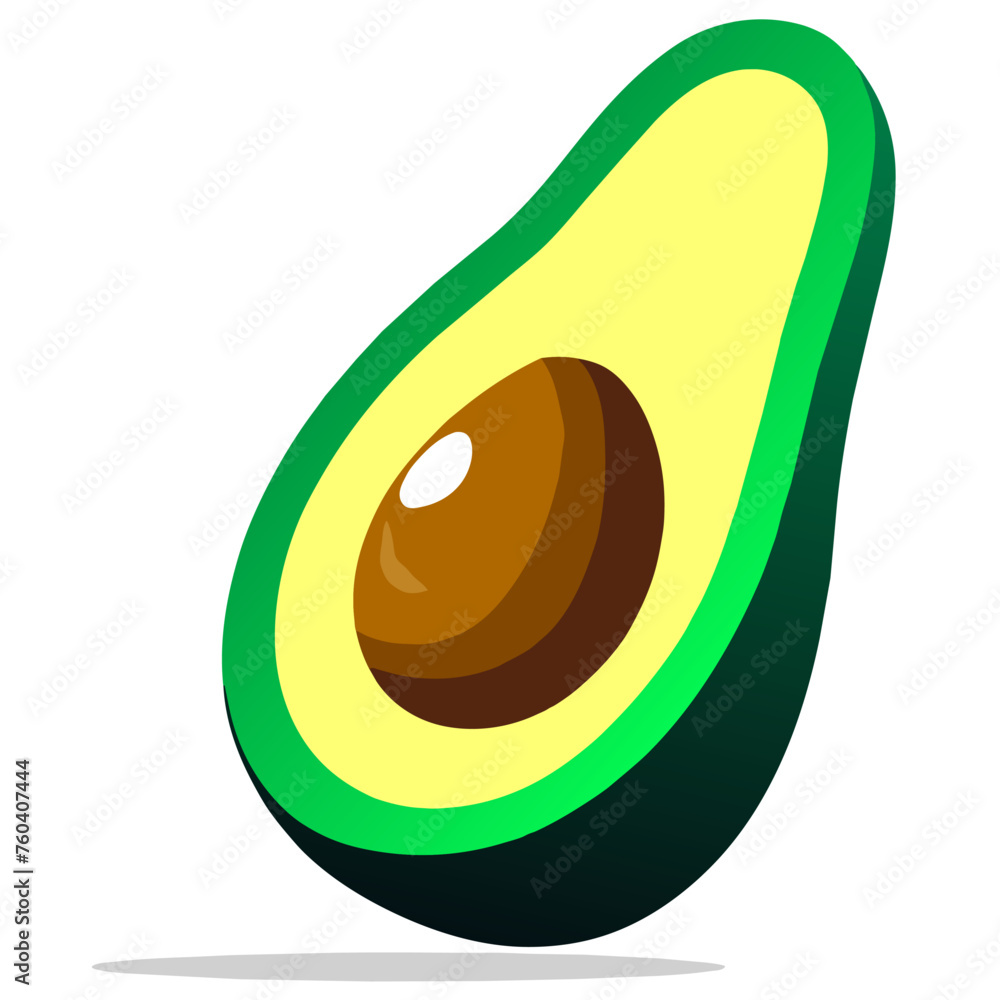 Nature's vibrant embrace in the form of a luscious avocado. Nature's vibrant embrace in the form of a luscious avocado.