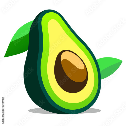Nature's perfect fruit, the avocado, boasts a vibrant green hue and a smooth, creamy texture.