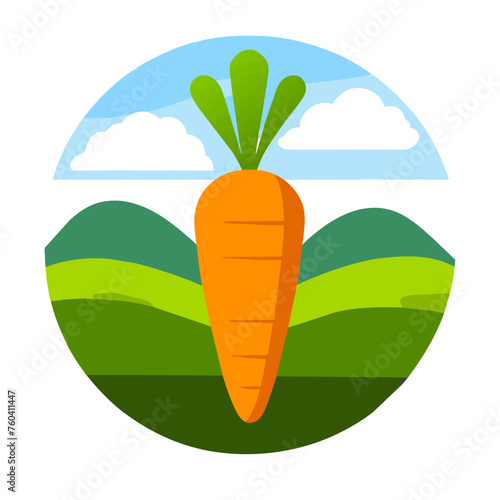 Carrots fresh from the garden, bursting with natural sweetness.