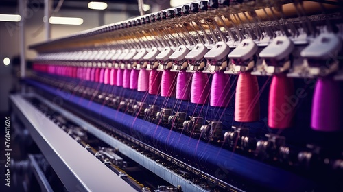 automation technology textile mill illustration sustainability efficiency, robotics digitalization, fabrication nano automation technology textile mill