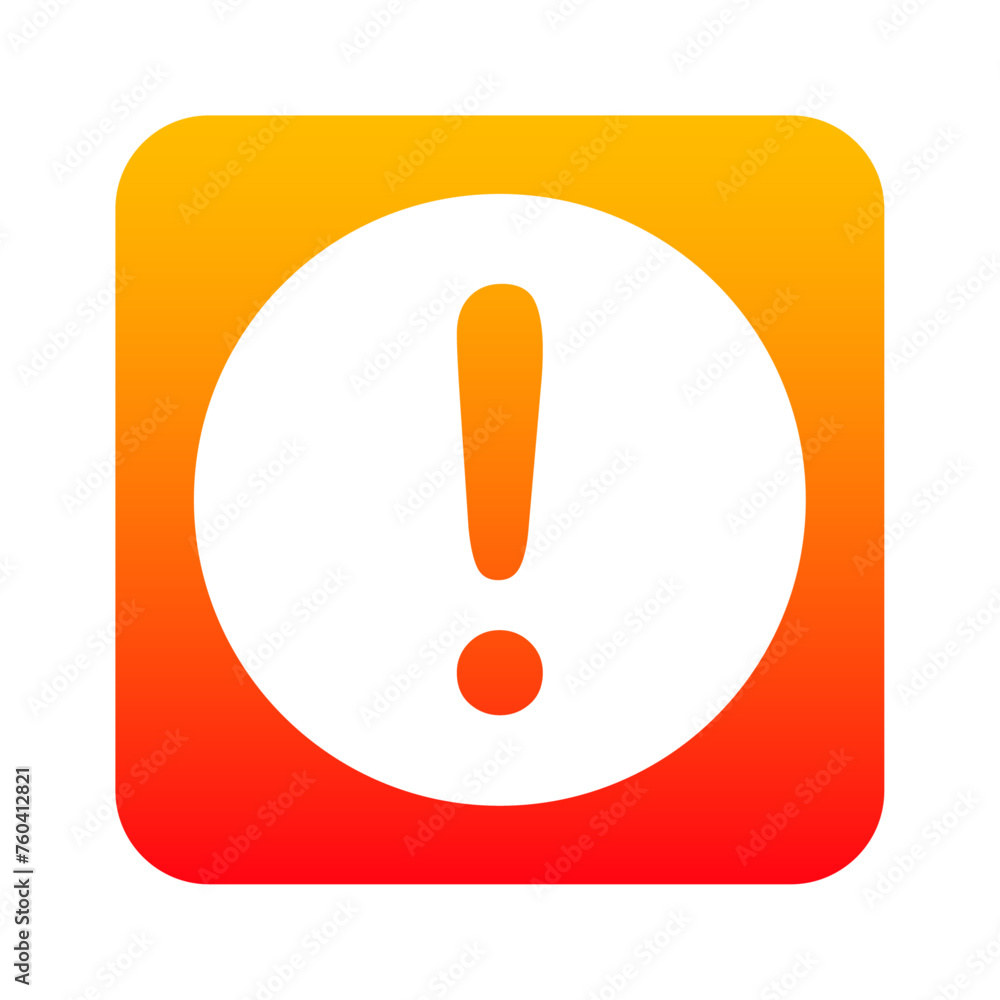 vector orange exclamation mark icon gradient vector orange exclamation mark icon gradient