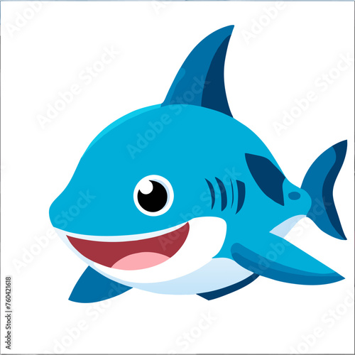 Cute shark in nature
