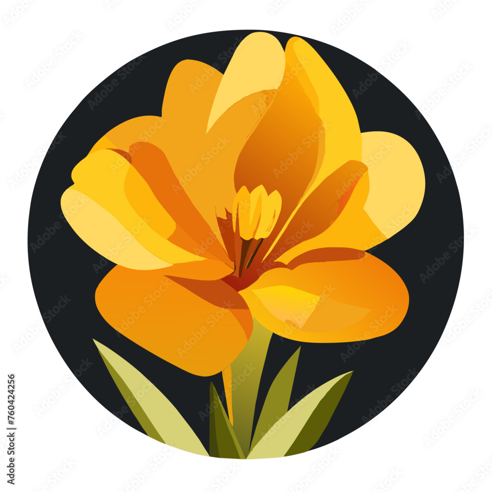 Φωτογραφία Freesia flowers bloom in vibrant hues, exuding a sweet fragrance that fills the air