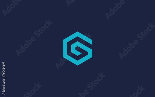 letter g with hexagon logo icon design vector design template inspiration