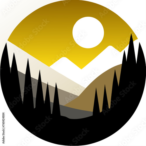 Golden rays of sunlight bathe the lush greenery, creating a vibrant tapestry of nature's beauty.