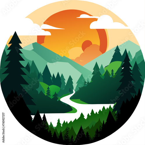 Nature's embrace, a serene sanctuary