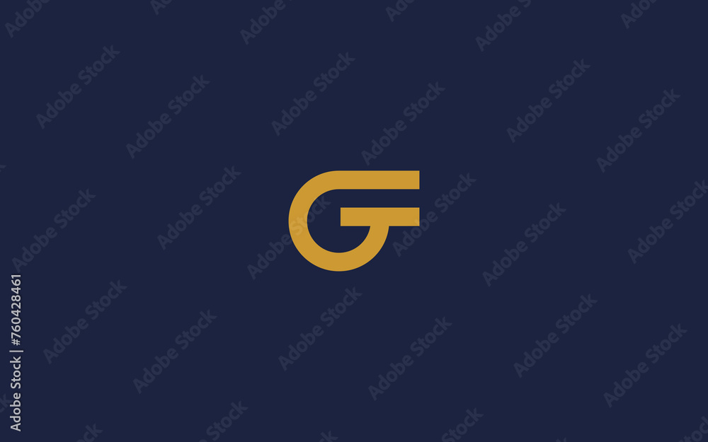 Fototapeta premium letter gt logo icon design vector design template inspiration