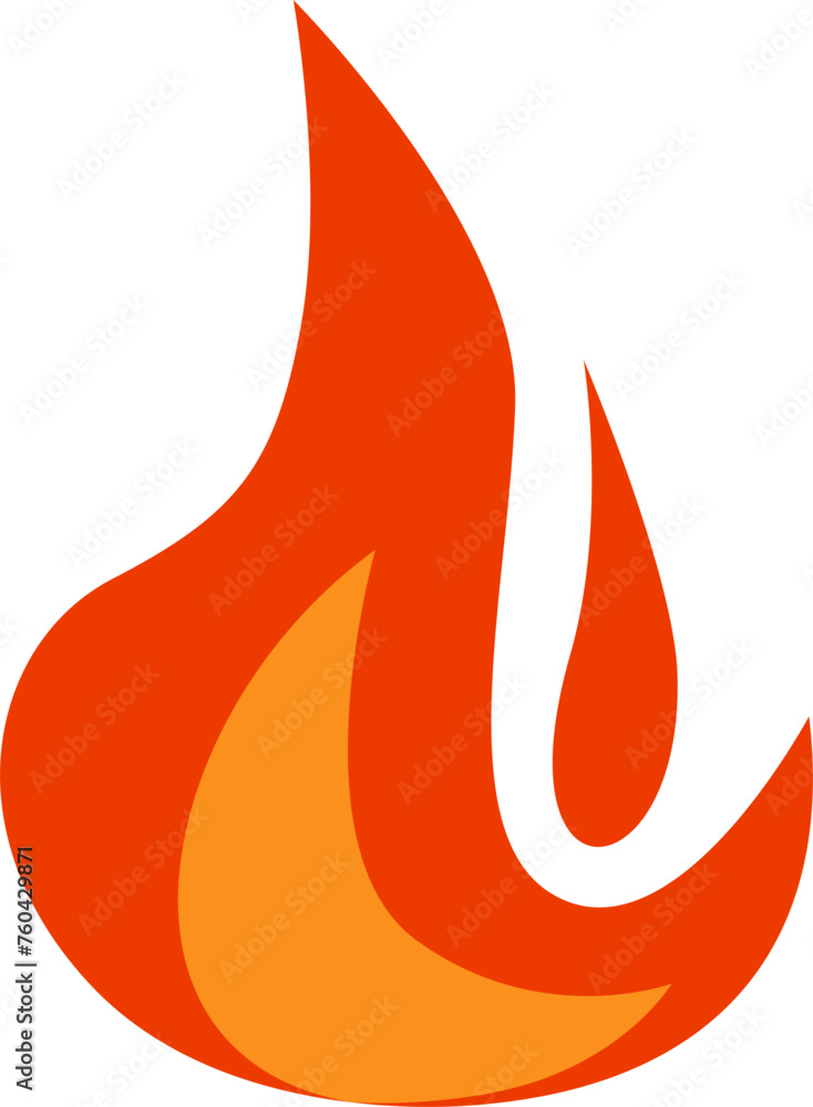 Fire Flat Illustration Fire Flat Illustration