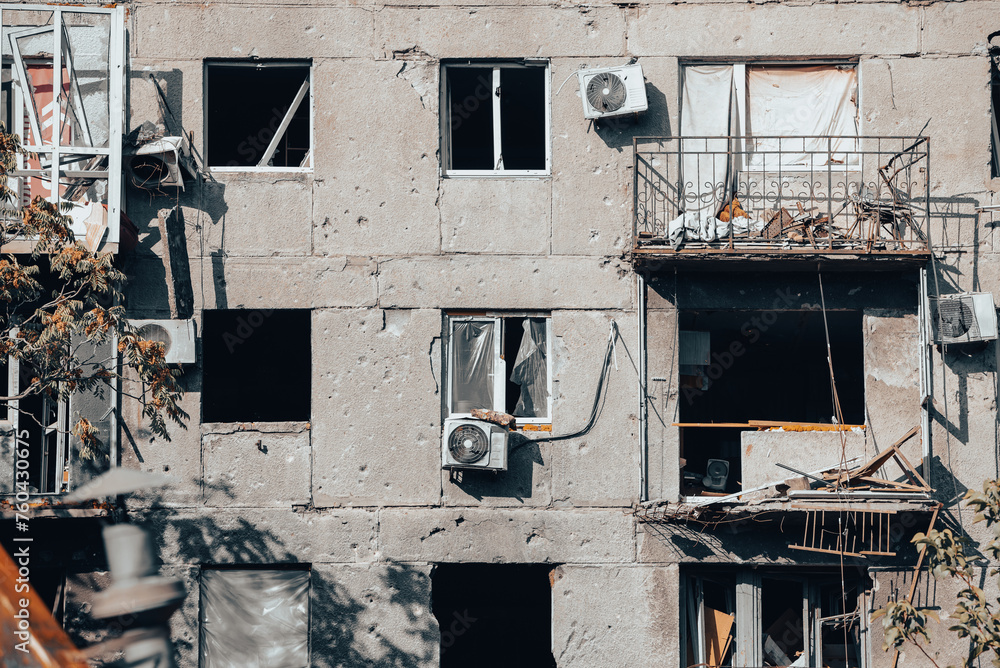 destroyed and burned houses in the city Russia Ukraine war destroyed and burned houses in the city Russia Ukraine war