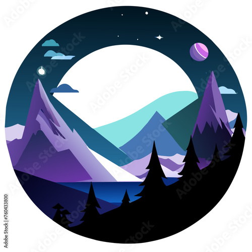 A vast expanse of night sky dotted with twinkling stars and a lone tree silhouetted against the horizon.