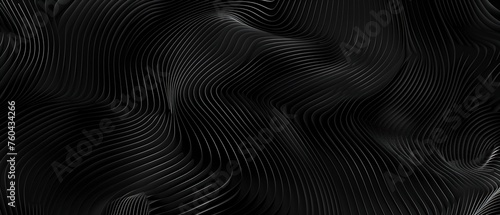 Abstrakte schwarze Wellen, Hintergrund  photo