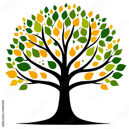 Trees stand tall and majestic in the embrace of nature, casting long shadows amidst the verdant tapestry.