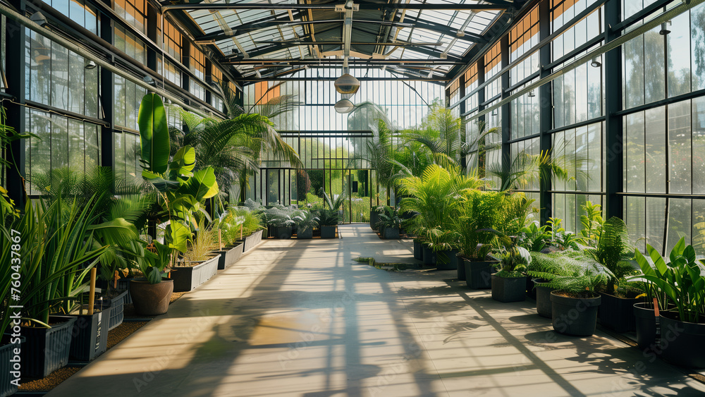 A Glimpse into an Industrial Greenhouse