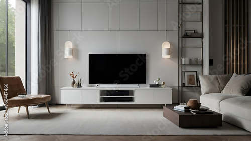TV Cabinet in Modern Living Room © Ali