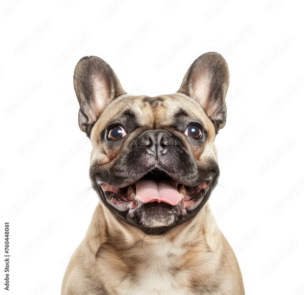 Exuberant French Bulldog with a Playful Grin - Irresistibly Cute! - Generative AI Exuberant French Bulldog with a Playful Grin - Irresistibly Cute! - Generative AI