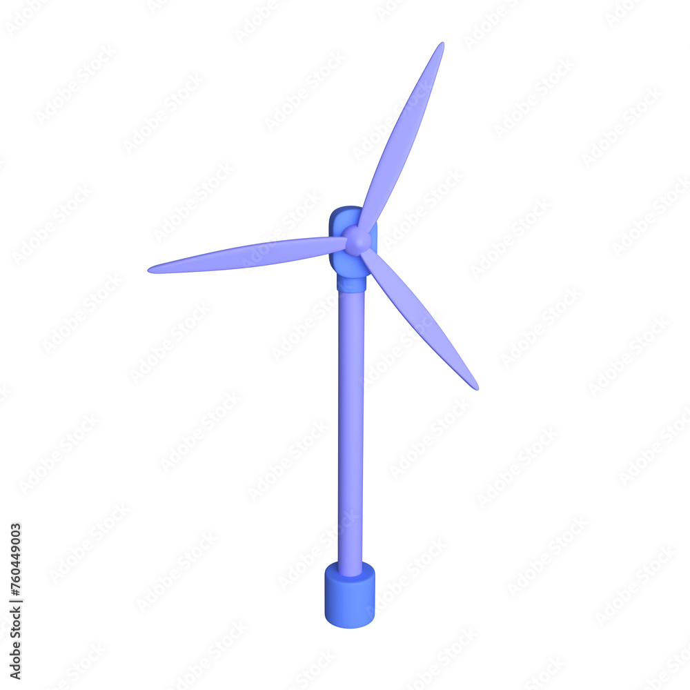 3d wind turbine, wind power plant with long blades. Wind renewable, green and alternative energy concept. Minimal cartoon style. 3d rendering 3d wind turbine, wind power plant with long blades. Wind renewable, green and alternative energy concept. Minimal cartoon style. 3d rendering