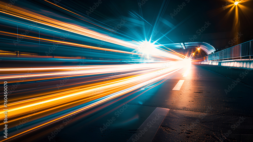 Acceleration images with blurred lines and fast curves like futuristic lights are lasers that move with movement that is a view of speed along stations and traffic. Cars, public transport with electri Acceleration images with blurred lines and fast curves like futuristic lights are lasers that move with movement that is a view of speed along stations and traffic. Cars, public transport with electri