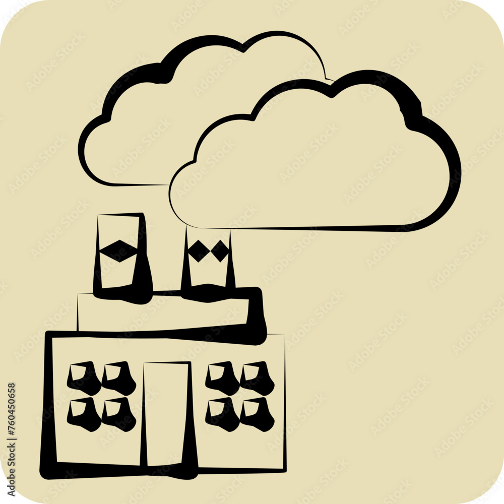 Icon Carbon Dioxide. related to Biochemistry symbol. hand drawn style. simple design editable. simple illustration Icon Carbon Dioxide. related to Biochemistry symbol. hand drawn style. simple design editable. simple illustration