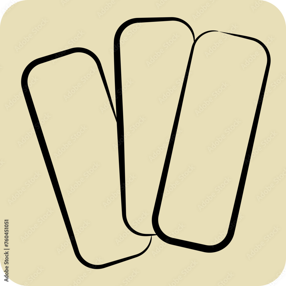 Icon Bacon. related to Breakfast symbol. hand drawn style. simple design editable. simple illustration Icon Bacon. related to Breakfast symbol. hand drawn style. simple design editable. simple illustration