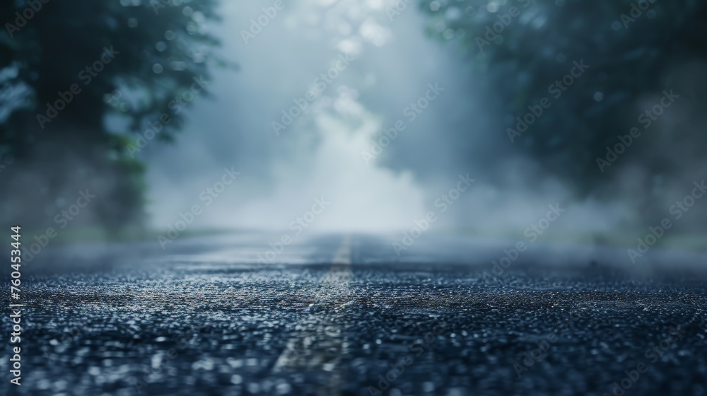 Misty Asphalt Dreamscape: A Creative Blur. Generative AI Misty Asphalt Dreamscape: A Creative Blur. Generative AI