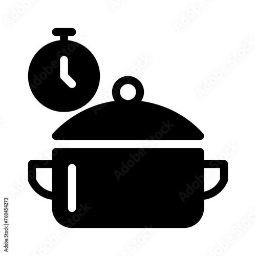 time glyph icon photo