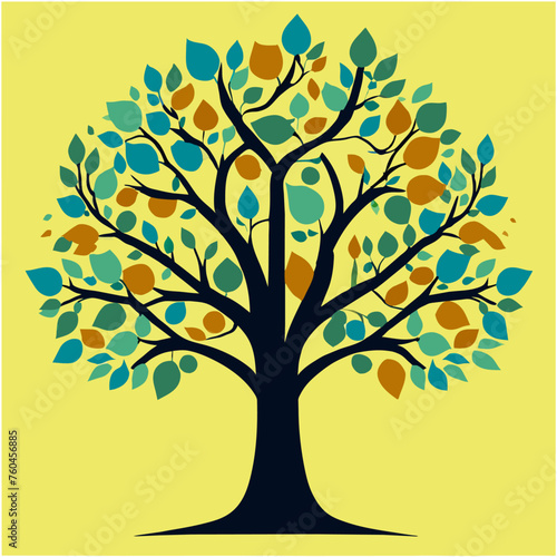 trend nature tree simple Design illustration