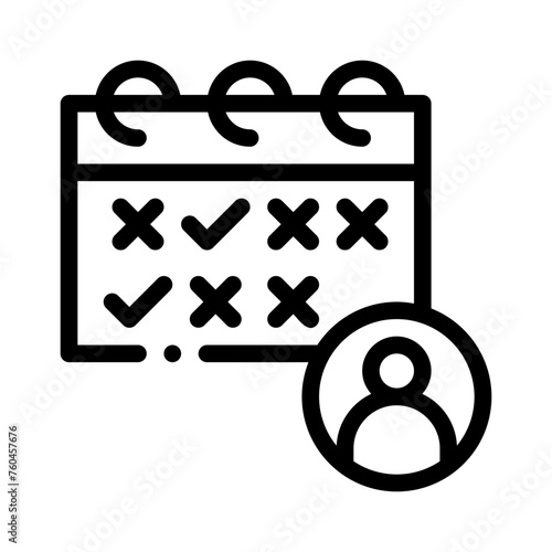 absence line icon