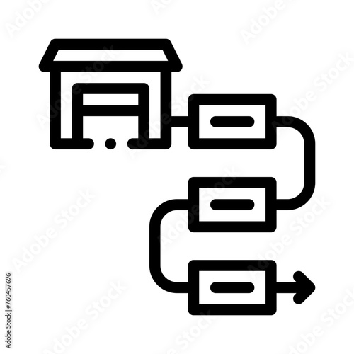 dependency line icon
