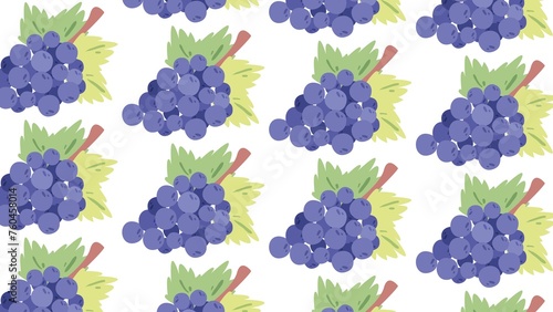 set of grape fruits