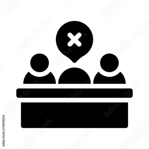 absence glyph icon
