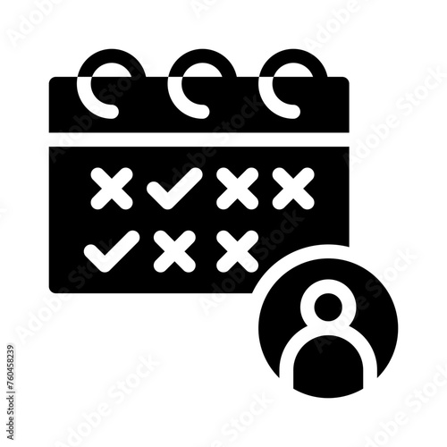 absence glyph icon