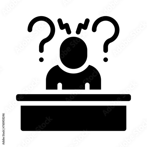 difficulties glyph icon