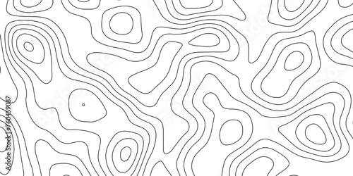 abstract white wave paper curved reliefs background. Topography map pattern, Geographic curved, vector illustration. seamless textrue, vintage waves. Panorama view multicolor wave curve line. 